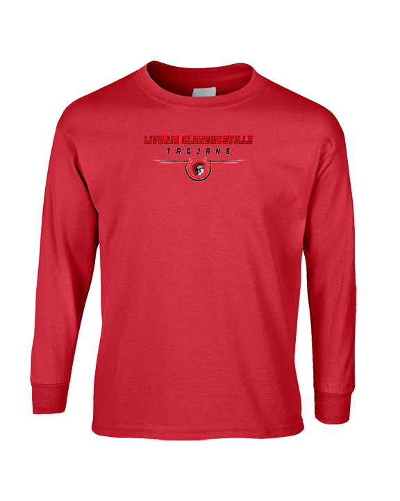 Livonia Clarenceville HS Football Design - Cotton Longsleeve