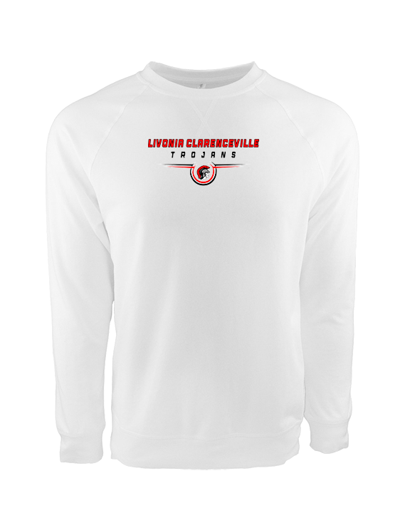 Livonia Clarenceville HS Football Design - Crewneck Sweatshirt