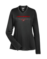 Livonia Clarenceville HS Football Design - Womens Performance Longsleeve