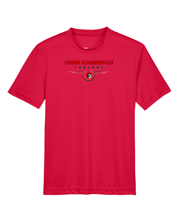 Livonia Clarenceville HS Football Design - Youth Performance Shirt