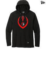 Livonia Clarenceville HS Football Full Football - New Era Tri-Blend Hoodie