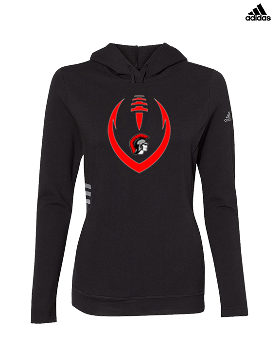 Livonia Clarenceville HS Football Full Football - Womens Adidas Hoodie