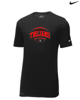 Livonia Clarenceville HS Football Toss - Mens Nike Cotton Poly Tee