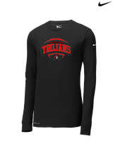 Livonia Clarenceville HS Football Toss - Mens Nike Longsleeve