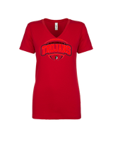 Livonia Clarenceville HS Football Toss - Womens Vneck