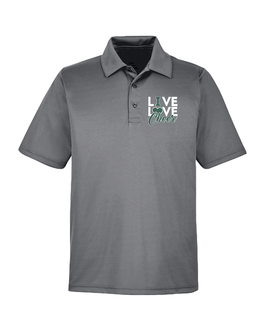 Delta Charter HS Live Love Cheer - Polo