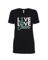 Delta Charter HS Live Love Cheer - Women’s V-Neck