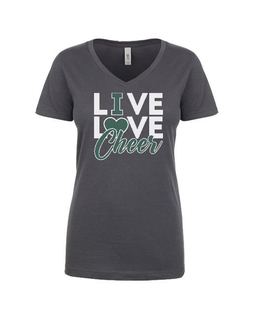 Delta Charter HS Live Love Cheer - Women’s V-Neck