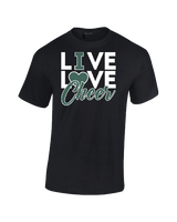 Delta Charter HS Live Love Cheer - Cotton T-Shirt