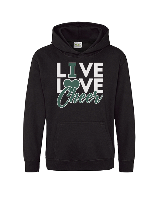 Delta Charter HS Live Love Cheer - Cotton Hoodie