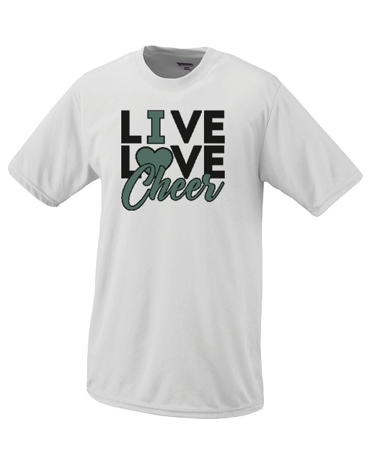 Delta Charter HS Live Love Cheer - Performance T-Shirt