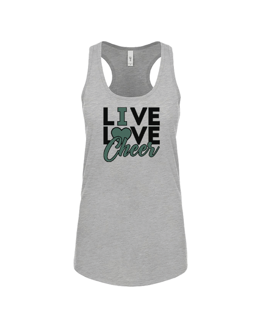 Delta Charter HS Live Love Cheer - Women’s Tank Top