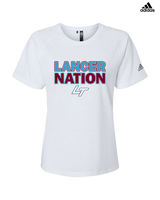 Loyalsock HS Football Nation - Womens Adidas Performance Shirt