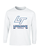 Loyalsock HS Football Stacked - Cotton Longsleeve