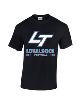 Loyalsock HS Football Stacked - Cotton T-Shirt