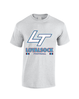 Loyalsock HS Football Stacked - Cotton T-Shirt