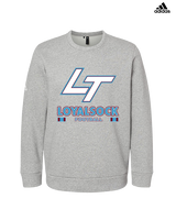 Loyalsock HS Football Stacked - Mens Adidas Crewneck
