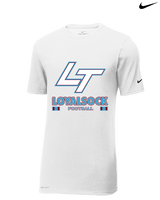 Loyalsock HS Football Stacked - Mens Nike Cotton Poly Tee