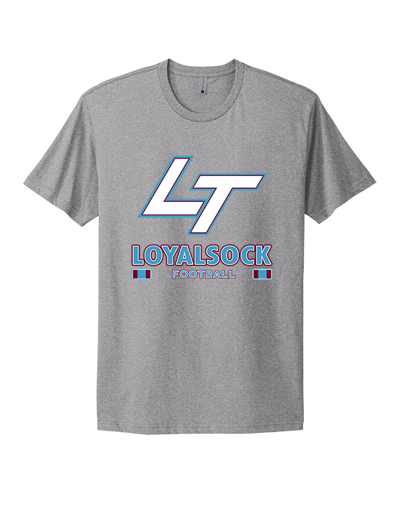 Loyalsock HS Football Stacked - Mens Select Cotton T-Shirt