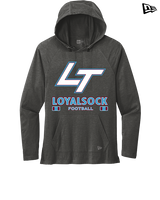 Loyalsock HS Football Stacked - New Era Tri-Blend Hoodie