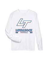 Loyalsock HS Football Stacked - Performance Longsleeve