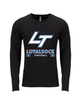 Loyalsock HS Football Stacked - Tri-Blend Long Sleeve