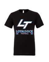 Loyalsock HS Football Stacked - Tri-Blend Shirt