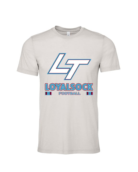 Loyalsock HS Football Stacked - Tri-Blend Shirt