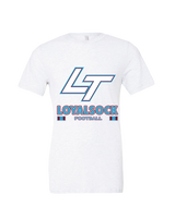 Loyalsock HS Football Stacked - Tri-Blend Shirt