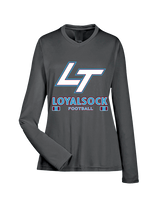 Loyalsock HS Football Stacked - Womens Performance Longsleeve