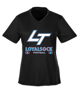 Loyalsock HS Football Stacked - Womens Performance Shirt