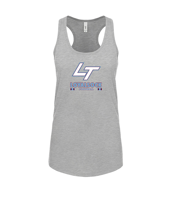 Loyalsock HS Football Stacked - Womens Tank Top