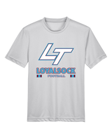 Loyalsock HS Football Stacked - Youth Performance Shirt