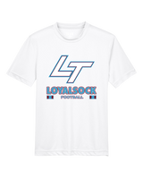 Loyalsock HS Football Stacked - Youth Performance Shirt