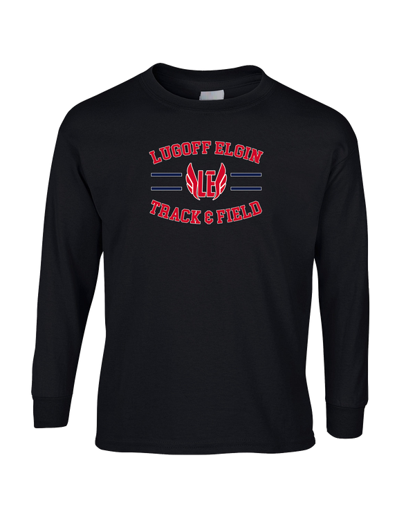 Lugoff Elgin HS Track & Field Curve - Mens Cotton Long Sleeve