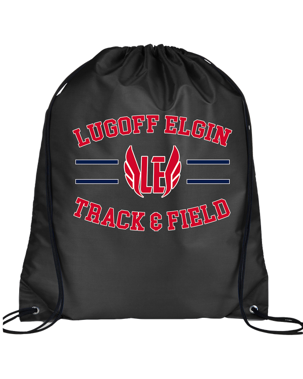 Lugoff Elgin HS Track & Field Curve - Drawstring Bag