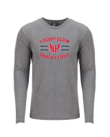 Lugoff Elgin HS Track & Field Curve - Tri Blend Long Sleeve