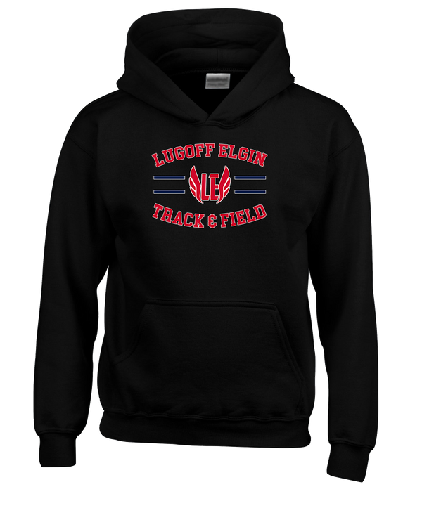 Lugoff Elgin HS Track & Field Curve - Cotton Hoodie