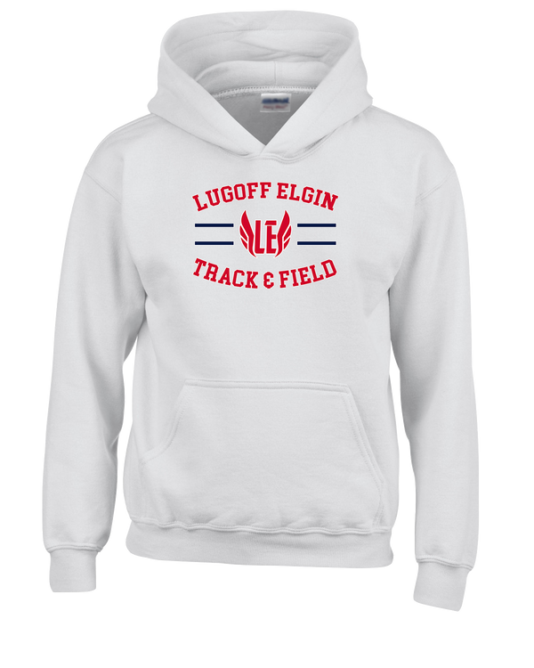 Lugoff Elgin HS Track & Field Curve - Cotton Hoodie