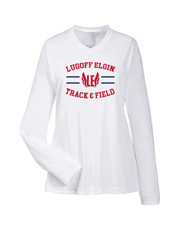 Lugoff Elgin HS Track & Field Curve - Womens Performance Long Sleeve