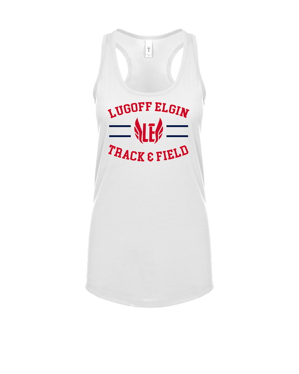 Lugoff Elgin HS Track & Field Curve - Womens Tank Top