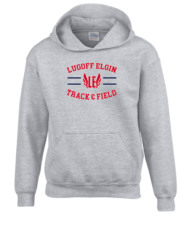 Lugoff Elgin HS Track & Field Curve - Youth Hoodie