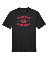 Lugoff Elgin HS Track & Field Curve - Youth Performance T-Shirt