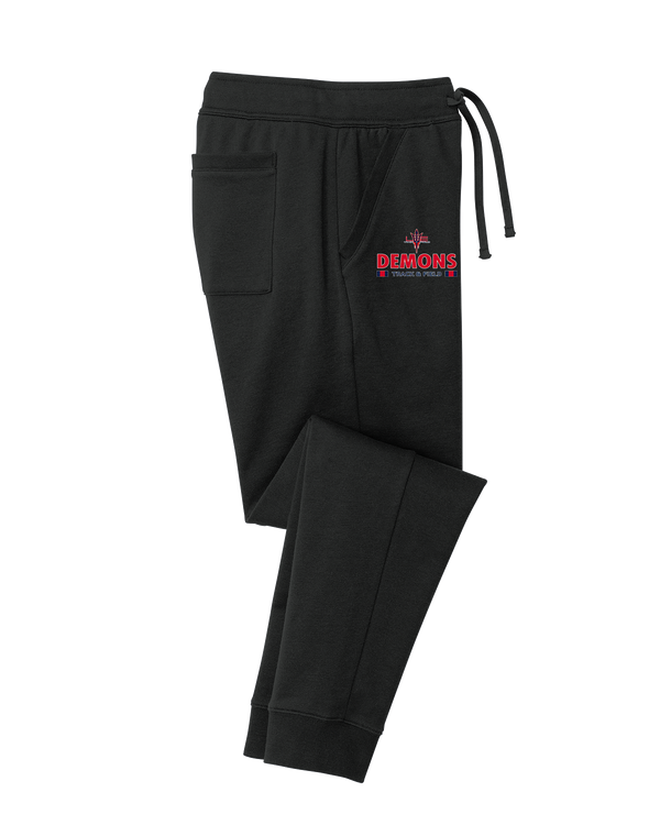 Lugoff Elgin HS Track & Field Stacked - Cotton Joggers