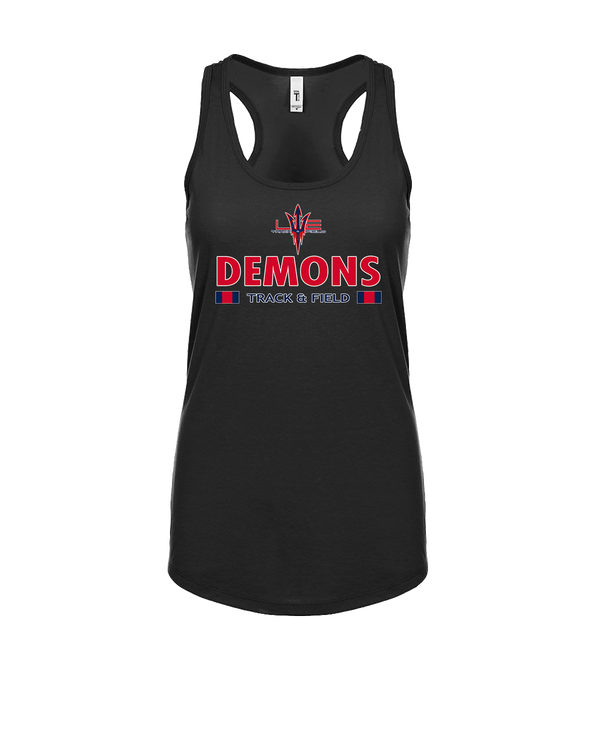 Lugoff Elgin HS Track & Field Stacked - Womens Tank Top