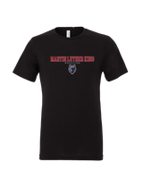 MLK HS  Wrestling Block - Mens Tri Blend Shirt