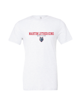 MLK HS  Wrestling Block - Mens Tri Blend Shirt