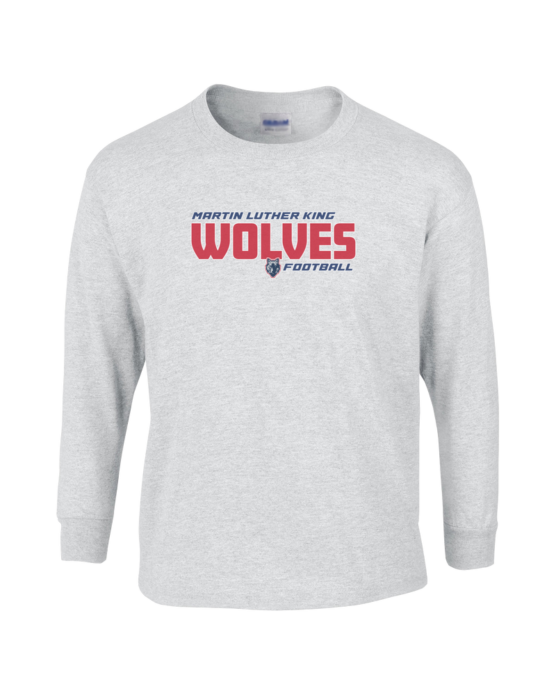 MLK HS Football Bold - Mens Cotton Long Sleeve