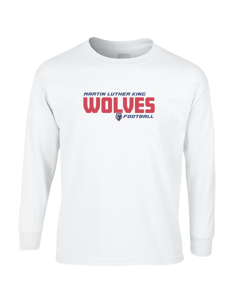 MLK HS Football Bold - Mens Cotton Long Sleeve