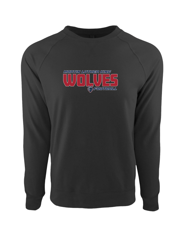 MLK HS Football Bold - Crewneck Sweatshirt
